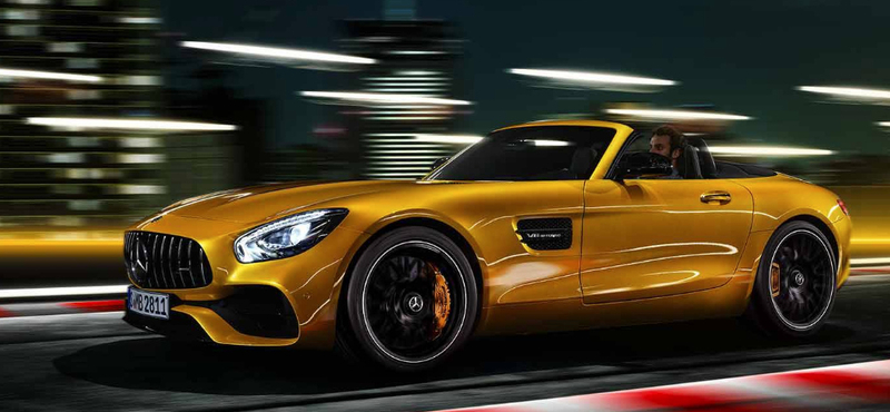 300 felett nyitott tetővel: itt az új Mercedes-AMG GT S Roadster