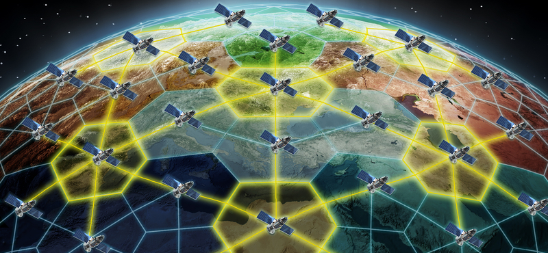 Műholdak ezreit kötnék össze az űrben, saját netet kaphatnak
