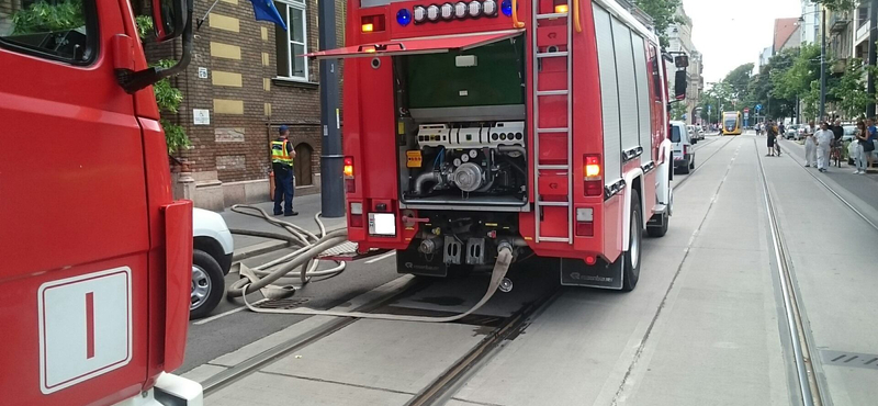 Tűz ütött ki egy budapesti kórházban