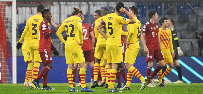 Könnyedén verte a Bayern a Barcelonát, a katalánok kiestek a BL-ből