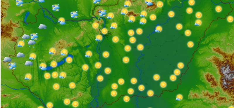 Már a nyugati határnál jár a beígért esőzés