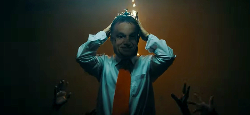 Orbán és Mészáros Borkaival együtt kokainoznak egy videoklipben