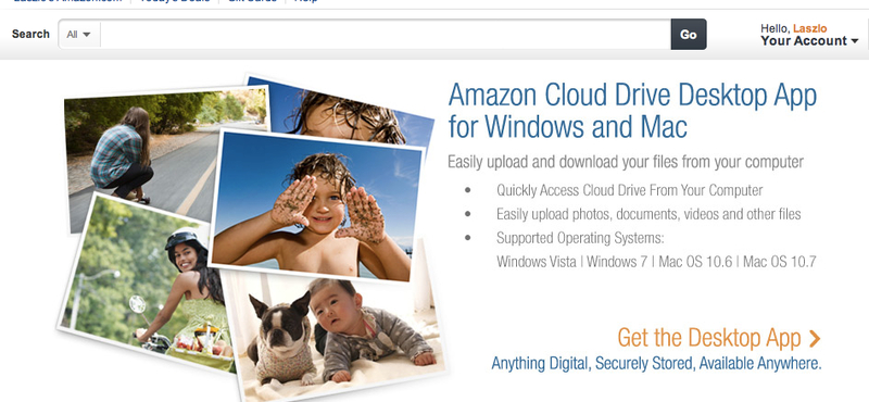 Letölthető az Amazon Cloud Drive kliens Windowsra és Macre