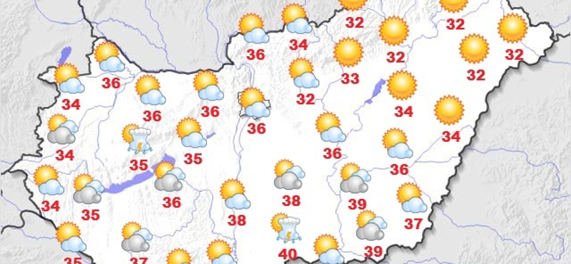 A tegnapinál is nagyobb hőség lesz ma