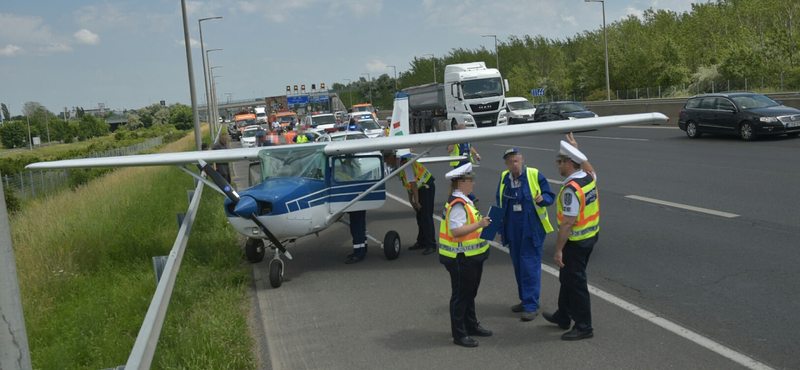 Új fotók jöttek az M1-M7-en landolt repülőről