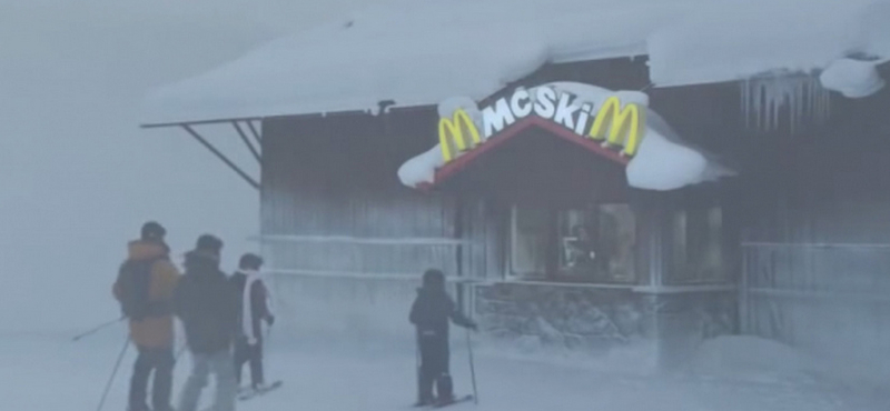 Unalmas a McDrive? Itt a McSki, és ez nem vicc – videóval