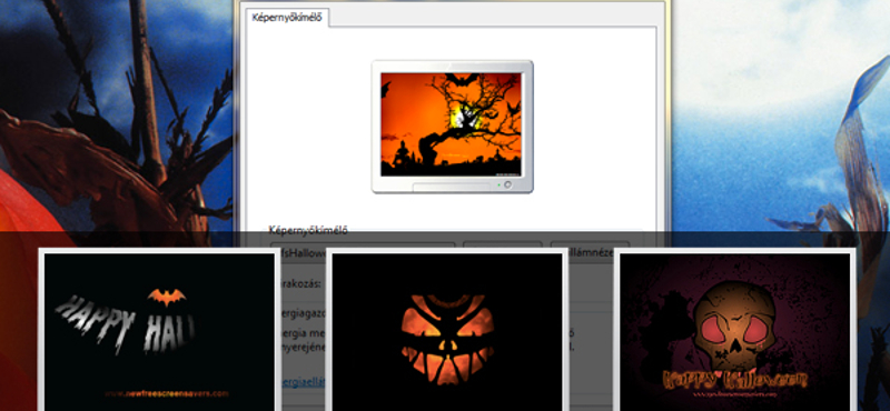 Letölthető halloween képernyővédők, ingyen