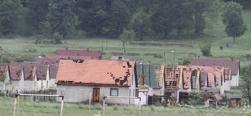 Durva vihar Tornanádaskán: még nem tudják, hány ház lett lakhatatlan