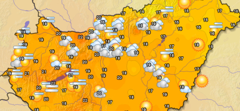 Kitombolja magát a kánikula, de hétvégén már viharok is lehetnek