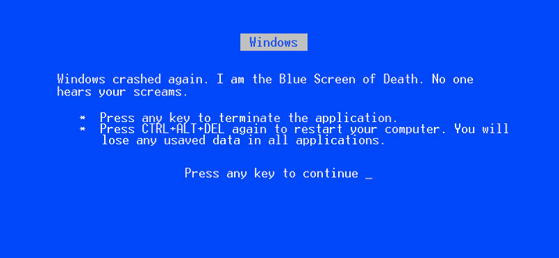 Megváltozik a Windows hírhedt kék halál képernyője