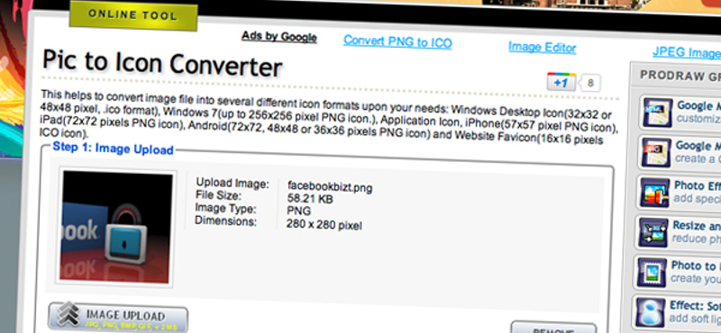 Készítsünk ikonokat képeinkből, fotóinkból, telepítés nélkül!