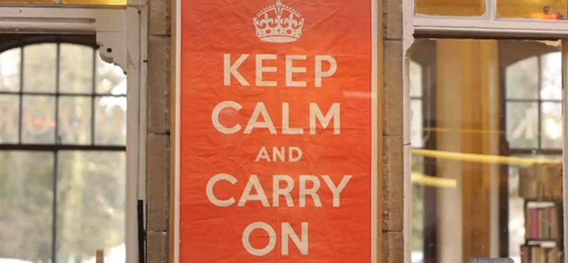 Keep calm and carry on: egy legendás poszter története (videó)