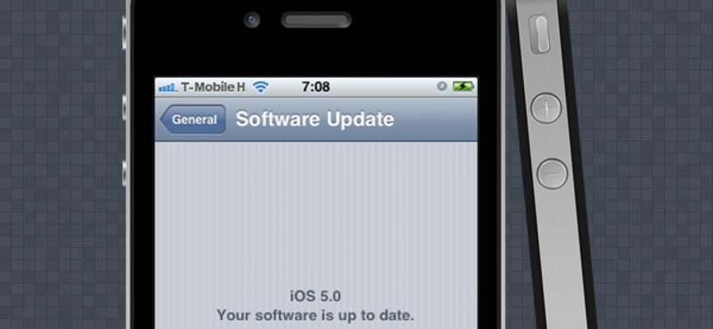 Jön az iOS 5.0.1: megoldódnak az akku problémák!
