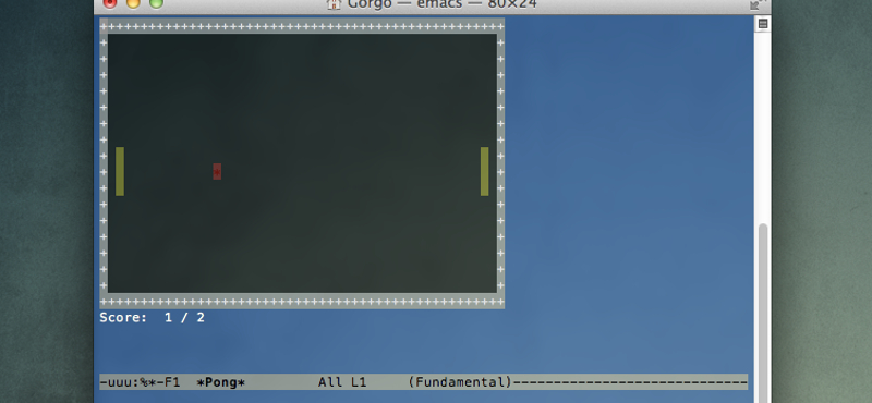 Ha már nagyon unjuk magunkat: Pong a Terminal ablakában