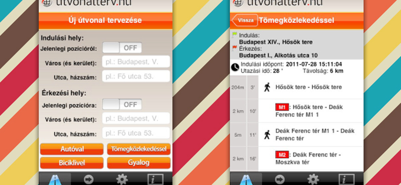 Tervezzünk útvonalat az iPhone-nal az egész országban!