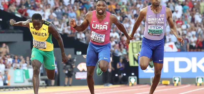 Noah Lyles a 100 méter világbajnoka Budapesten