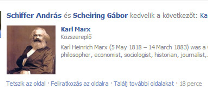 Lehet Marx a politika!