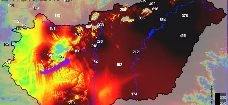 Mordor címszóval osztják a mostani szmogtérképet, és tényleg elképesztő