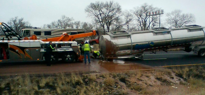 150 ezer liter folyékony csoki árasztotta el az utat Arizonában