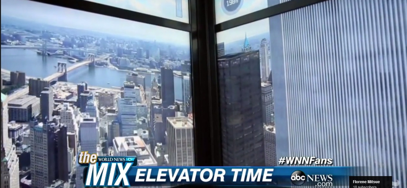 Döbbenetes a látvány a One World Trade Center liftjéből - videó