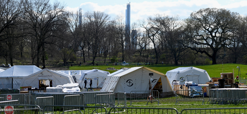 Leszerelték a tábori kórházakat New Yorkban