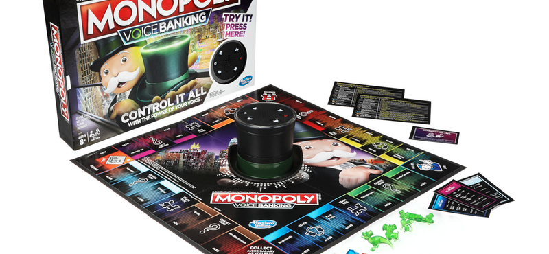 Itt az új Monopoly társasjáték, ez már ért a kimondott szavakból