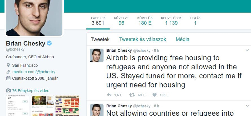 Az Airbnb és a New York-i taxisok is bemutattak Trumpnak