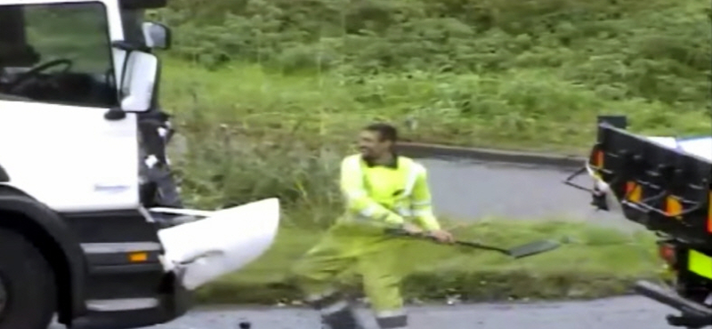 Ilyen közúti őrjöngésre ritkán van példa – videó