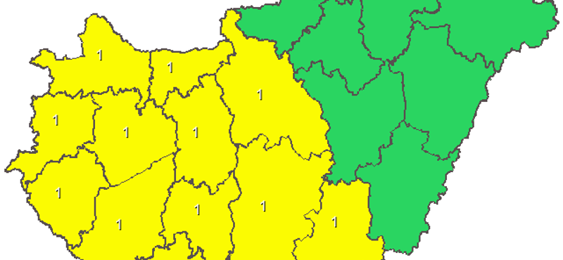 Riasztás van a Dunántúl nagy részén, leszakadt az ég Sopronban