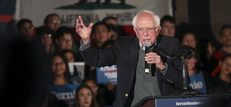 Rekord összegű adományt gyűjtött a kampányára Bernie Sanders