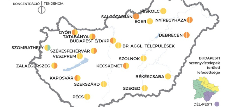 Újra emelkedik a koronavírus mennyisége a szennyvízben