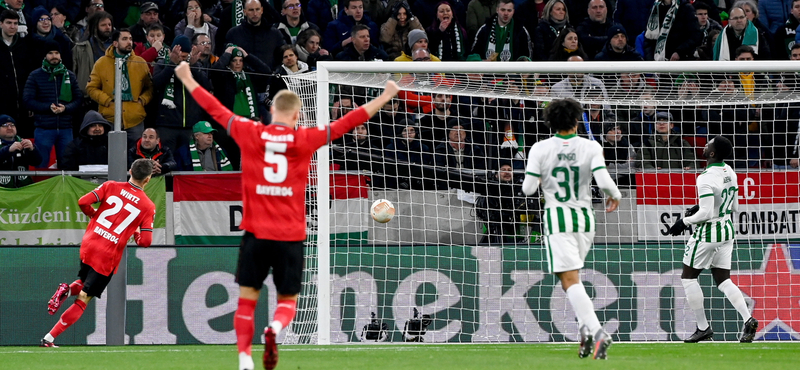 Ferencváros - Bayer Leverkusen 0:2 - vége a Fradi az Európa-liga-álmainak