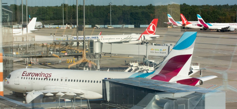 Több száz járatát törölte csütörtökön az Eurowings a pilótasztrájk miatt