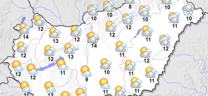 Havazhat vasárnap, de előtte még akár 20 fok is lehet