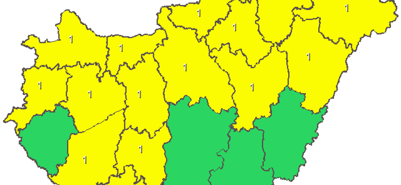Extrém időjárással jön a lehűlés, figyelmeztetést adtak ki – térkép
