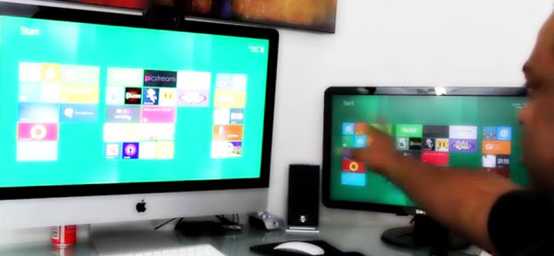 Windows 8 bemutató Macintoshon [videó]