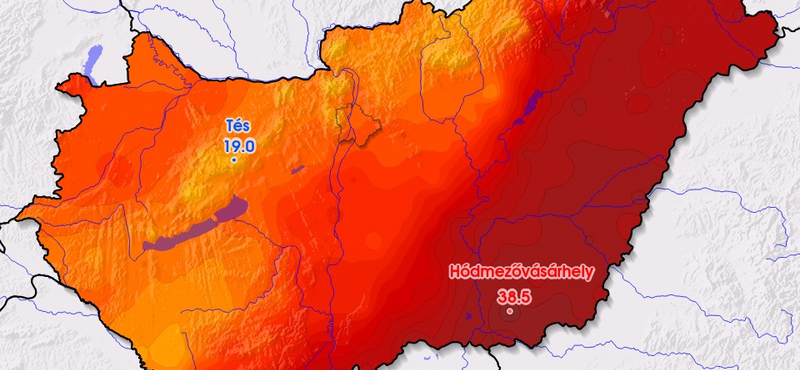Péntek után szombaton is megdőlt a melegrekord