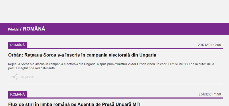 Román hírfolyamot indít az MTI a "korrekt Magyarország-képért"