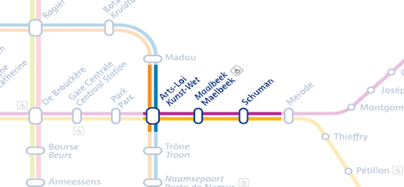 Kiürítettek egy központi metróállomást Brüsszelben