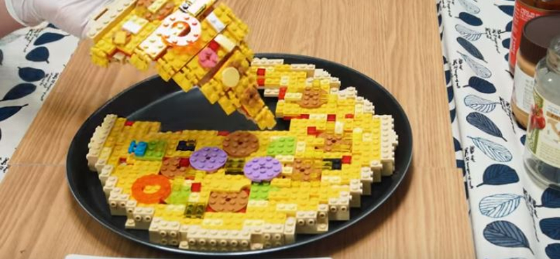 Így kell Lego-pizzát sütni (videó)