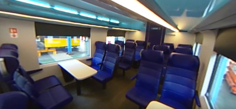 Megmutatták az új holland InterCity-k mintapéldányát, akár irigykedhetünk is – videók