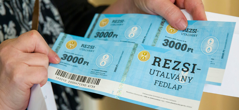 Eddig 2,4 millió rezsiutalványt váltottak be