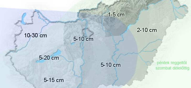 Komoly hóhelyzet: senki ne induljon útnak Nyugat-Dunántúlon