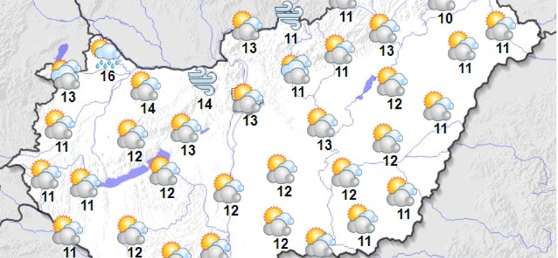 Borús lesz a szerda, de az esernyőt, télikabátot hagyja otthon