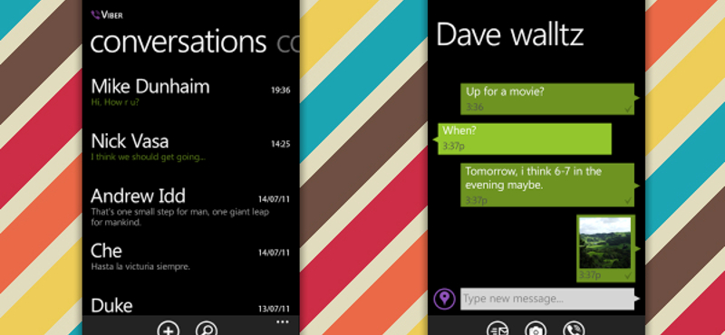 Megérkezett a Viber Windows Phone-ra és Blackberry-re is!