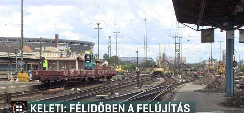 Félidejénél tart a Keleti pályaudvar felúíjtása