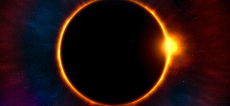 Gyönyörű videók jöttek: így nézett ki a teljes napfogyatkozás a világűrből