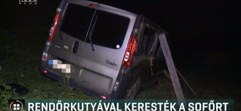 Feladta magát a balesetet okozó sofőr, akit kutyával kerestek a karambol után