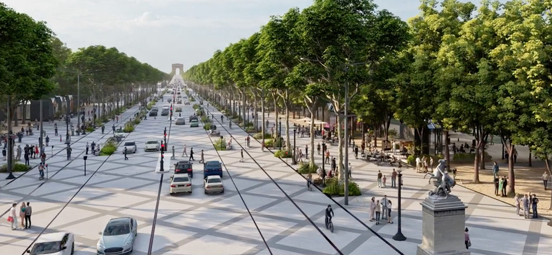 Óriási kertté alakítják át a Champs-Élysées-t 2030-ra – videó