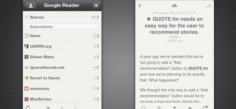 Megérkezett a Reeder 3.0 iOS-re: teljesen átszabva